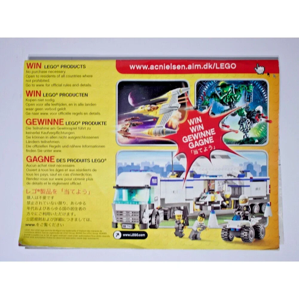 Lego Star Wars 7674 (Retired) V-19 Torrent Book 1 & 2 Instruction Manuals (A4)